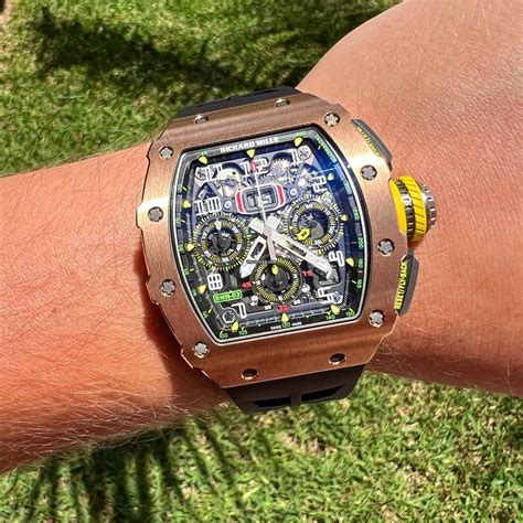 richard mille watch rose gold|real Richard Mille Watch.